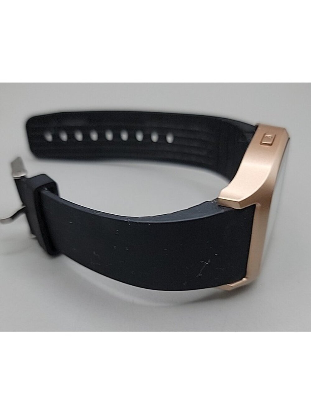 iTOUCH Classic Smartwatch Gold Case Black Silicone Band Model 3360 Tested Works - Picture 16 of 16